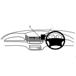 ClicOn No Holes Dash Mount for Toyota Tarago 90-00