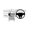 ClicOn No Holes Dash Mount for Mercedes Benz CLS-Class 11-14