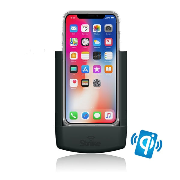 iPhone X & XS Wireless Charging Car Cradle with Strike case