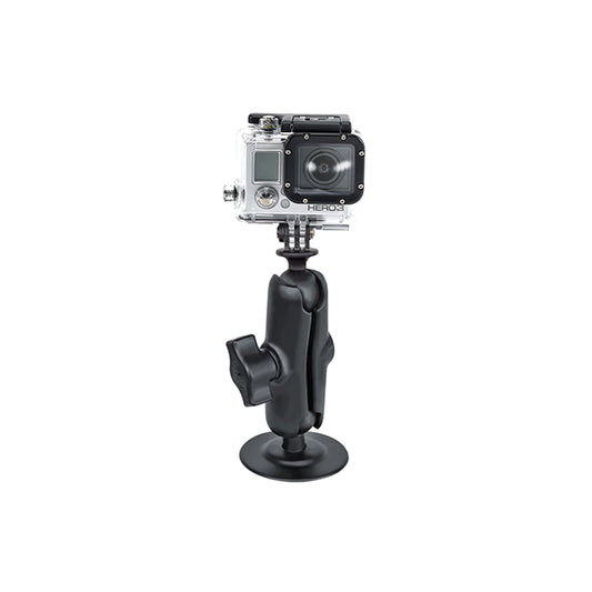 RAM® Flex Adhesive Double Ball Mount with Action Camera Adapter (RAP-B-378-202U-GOP1)