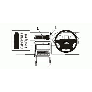 ClicOn No Holes Dash Mount for Audi A4 S4 RS4 02-07