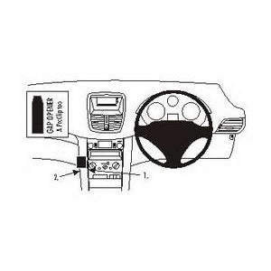 ClicOn No Holes Dash Mount for Peugeot 207 06-14