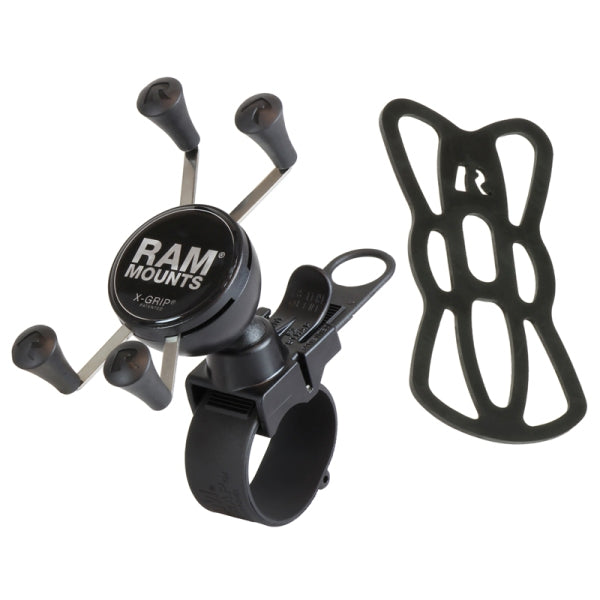 RAM EZ-Strap™ Rail Mount w/ X-Grip® Universal Phone Cradle (RAP-SB-187-UN7U)