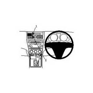 ClicOn No Holes Dash Mount for Mazda 6 08-12
