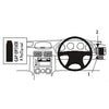 ClicOn No Holes Dash Mount for Subaru Forester 03-07