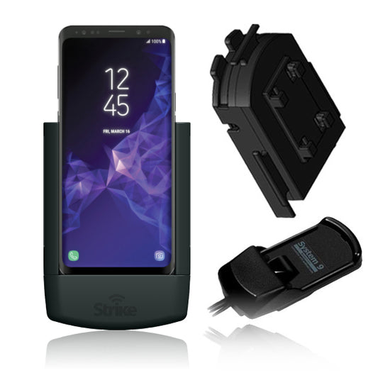 Samsung Galaxy S9 Solution for Bury System 9 with Strike Alpha Cradle & Adapter