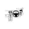ClicOn No Holes Dash Mount for Volvo C30 07-14