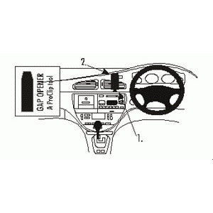 ClicOn No Holes Dash Mount for Jaguar S-Type 99-01