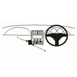 ClicOn No Holes Dash Mount for BMW Z3 96-02