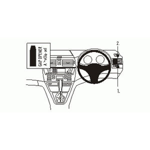 ClicOn No Holes Dash Mount for BMW X3 04-10