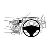 ClicOn No Holes Dash Mount for Honda Civic Hatch 12-13