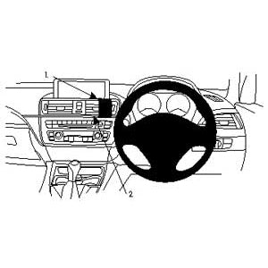 ClicOn No Holes Dash Mount for BMW 3 Series F30 12-14