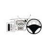 ClicOn No Holes Dash Mount for Mitsubishi Triton 10-14