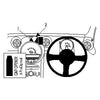 ClicOn No Holes Dash Mount for Mini CountryMan 11-14