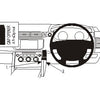 ClicOn No Holes Dash Mount for Land Rover Range Rover Sport 14-14