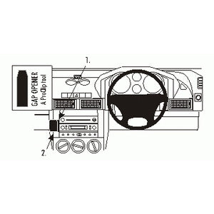 ClicOn No Holes Dash Mount for Land Rover Freelander 04-06