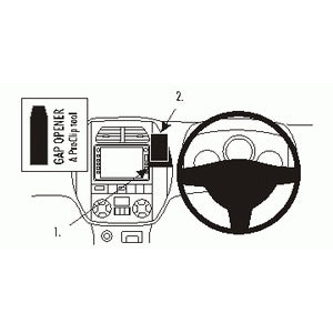 ClicOn No Holes Dash Mount for Toyota RAV 4 04-05