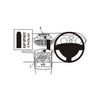 ClicOn No Holes Dash Mount for Renault Clio 06-12