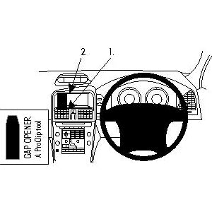 ClicOn No Holes Dash Mount for Volvo XC60 09-14