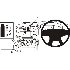 ClicOn No Holes Dash Mount for Citroen DS5 13-14