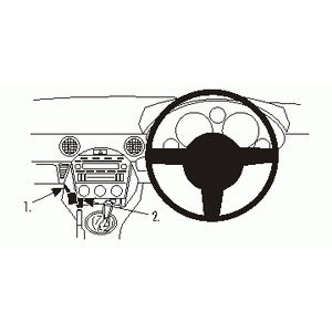 ClicOn No Holes Dash Mount for Mazda MX5 06-08