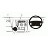 ClicOn No Holes Dash Mount for Honda HR-V 99-03