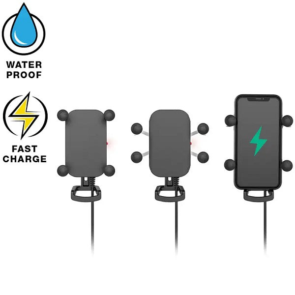 RAM® Tough-Charge™ with X-Grip® Tech Waterproof Wireless Charging Holder (RAM-HOL-UN12WB)