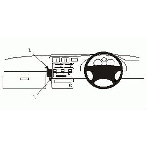 ClicOn No Holes Dash Mount for Toyota RAV 4 94-00