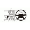 ClicOn No Holes Dash Mount for Volkswagen Golf V 04-09