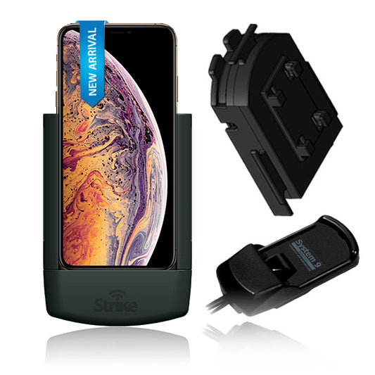 iPhone XS Max Solution for Bury System 9 with Strike Alpha Cradle & Adapter