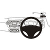 ClicOn No Holes Dash Mount for Hyundai i10 14-14