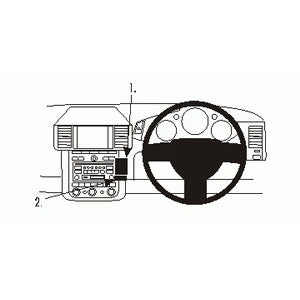 ClicOn No Holes Dash Mount for Nissan Murano 05-08