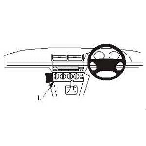 ClicOn No Holes Dash Mount for BMW 5 Series M5 E39 96-03