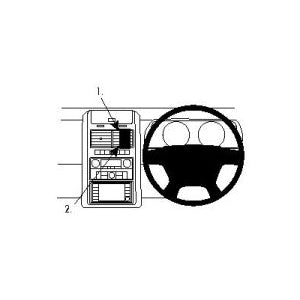 ClicOn No Holes Dash Mount for Dodge Journey 09-10