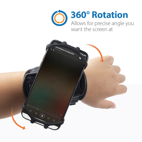 Strike Universal Wristband Phone Holder (Black)