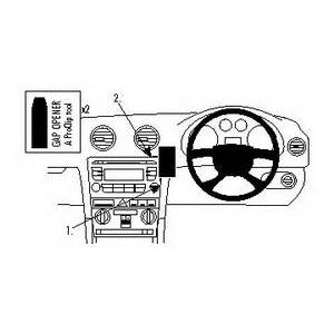 ClicOn No Holes Dash Mount for Audi A3 S3 07-12