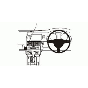 ClicOn No Holes Dash Mount for Audi Q7 06-14
