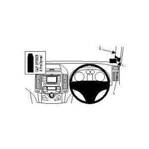 ClicOn No Holes Dash Mount for Hyundai i30 08-12