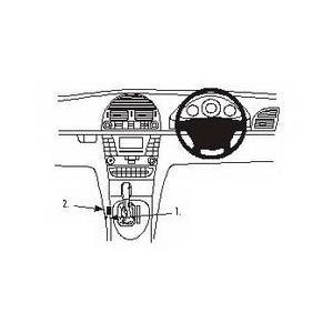 ClicOn No Holes Dash Mount for Mercedes Benz E-Class 02-08
