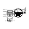 ClicOn No Holes Dash Mount for Honda Accord 08-08