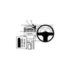 ClicOn No Holes Dash Mount for Nissan Navara D40 11-14