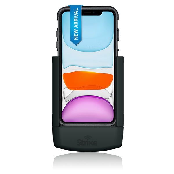 Strike Alpha Apple iPhone 11 Car Cradle with Strike Rugged Case Bundle