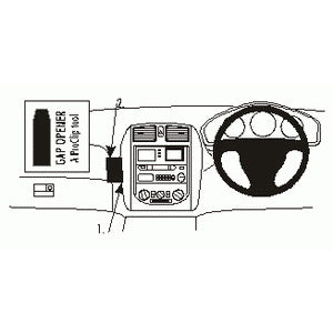 ClicOn No Holes Dash Mount for Mazda 323 98-02