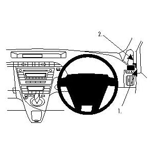 ClicOn No Holes Dash Mount for Toyota Prius 10-14