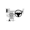 ClicOn No Holes Dash Mount for Mercedes Benz C-Class (180-320) 11-14