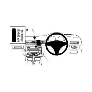 ClicOn No Holes Dash Mount for BMW 3 Series E90 05-12