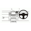 ClicOn No Holes Dash Mount for Nissan Navara 06-10