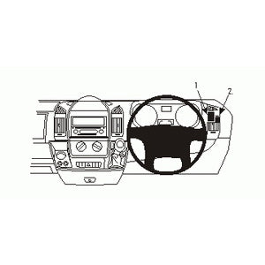 ClicOn No Holes Dash Mount for Fiat Ducato 07-14