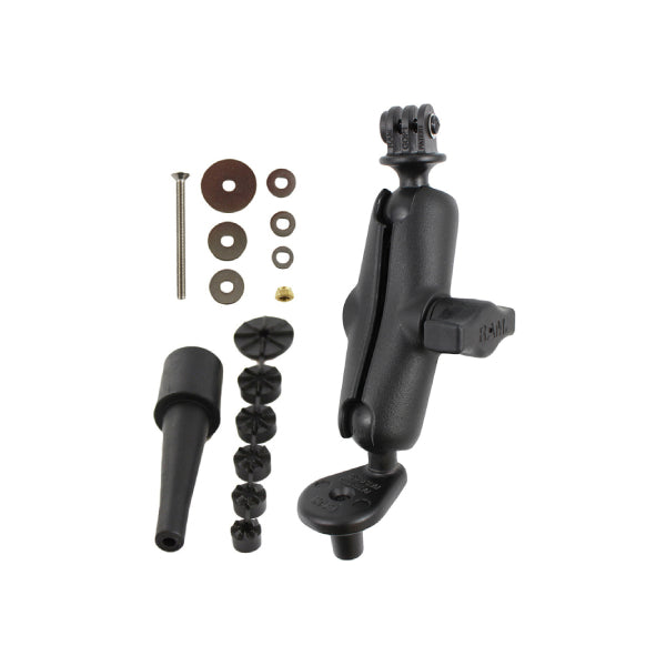 RAM® Motorcycle Fork Stem Mount with Universal Action Camera Adapter (RAM-B-176-GOP1U)