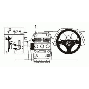 ClicOn No Holes Dash Mount for Lexus IS Series 99-05